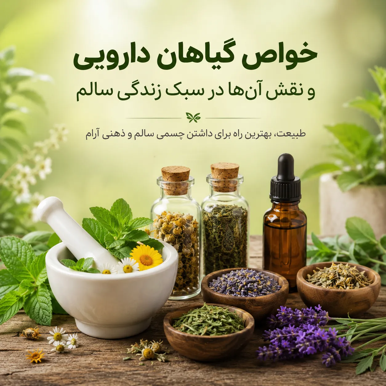 خواص گیاهان دارویی و نقش آن ها در سبک زندگی سالم